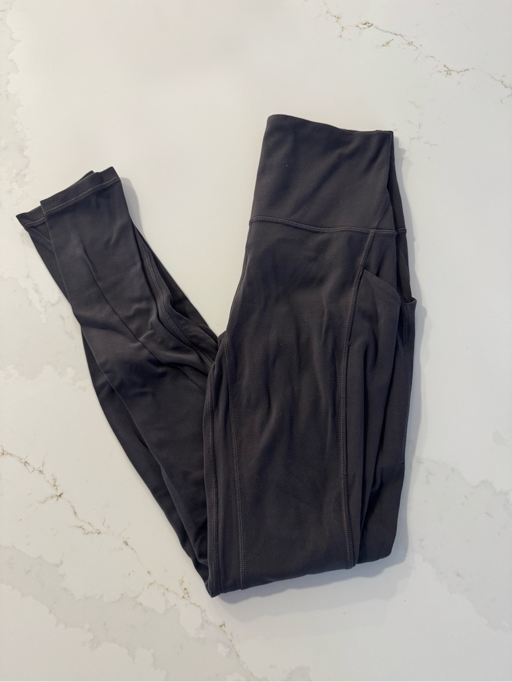lululemon athletica Black High-Rise Leggings with Side Pocket